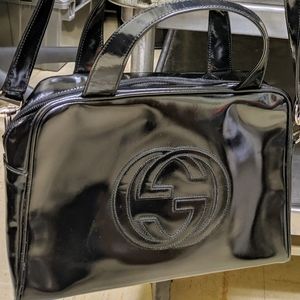 Gucci Patent Leather Handbag/ Crossbody bag